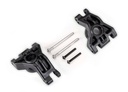[ TRX-9050 ] Traxxas Carriers, stub axle, rear, extreme heavy duty, black (left & right)/ 3x41mm hinge pins (2)/ 3x20mm BCS (2) (for use with #9080 upgrade kit) TRX9050