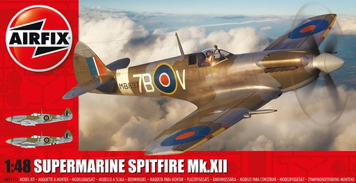 [ AIRA05117A ] Airfix Supermarine Spitfire Mk.XII 1/48