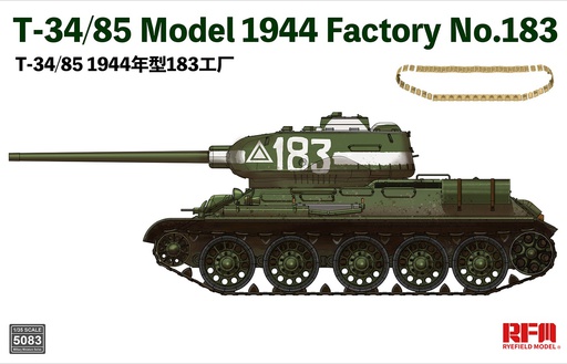 [ RFM5083 ] Ryefield Model T-34/85 Model 1944 Factory No.183 1/35