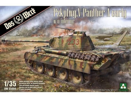 [ DW35009 ] Das werk Panther A early german medium battle tank WWII 1/35