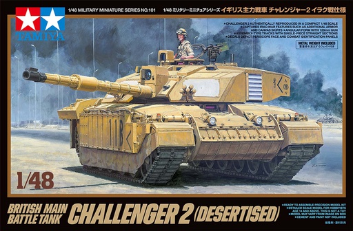 [ T32601 ] Tamiya British main battle tank challenger 2 (desertised)  1/48
