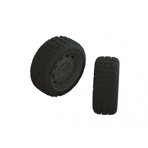 [ ARA550083 ] dBoots KATAR 35/085 2.4 Tire Set Glued - 1paar