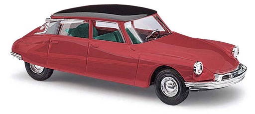 [ BUSCH48021 ] Busch Citroën DS19 Tweekleurig Rood/Zwart 1955 1/87 HO