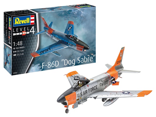[ RE03832 ] Revell F-86D " Dog Sabre" 1/48