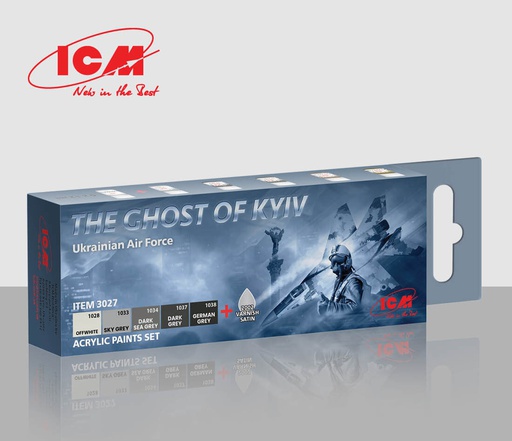 [ ICM3027 ] ICM Acrylic Paints Set The Ghost of Kyiv