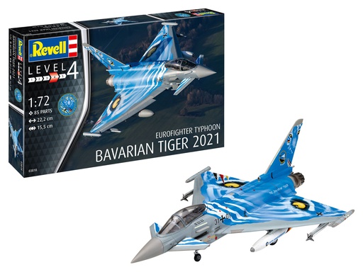 [ RE03818 ] Revell Eurofighter Typhoon Bavarian Tiger 2021 1/72