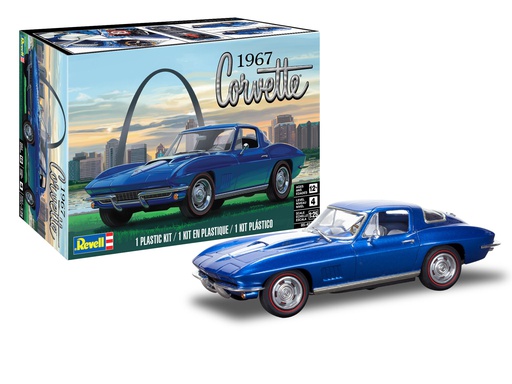 [ RE4517 ] Revell 1967 Corvette Sting Ray Sport Coupe 2N1 1/25
