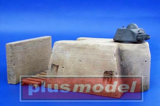[ PLUSMODEL044 ] German bunker  1/35