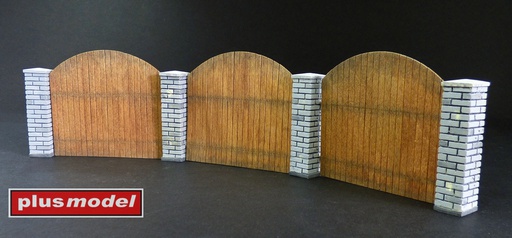 [ PLUSMODEL216 ] Fence with poles 1/35