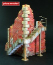 [ PLUSMODEL197 ] Corner with stairs 1/35