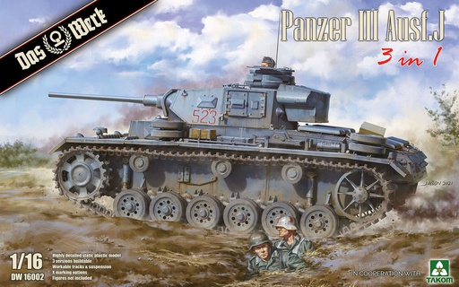 [ DW16002 ] Das Werk Panzer III Ausf.J 3in1 1/16