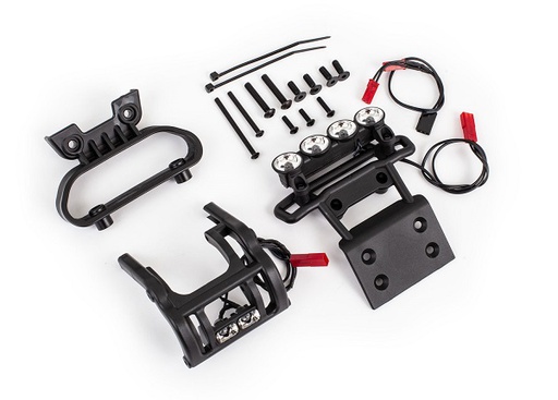 [ TRX-3697 ] Traxxas  LED light set, complete (includes front and rear bumpers with LED lights & BEC Y-harness) (fits 2WD Bigfoot® No. 1) trx3697