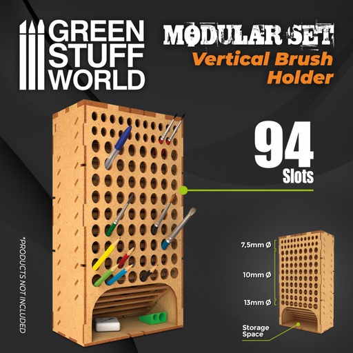 [ GSW11424 ] Green stuff world Vertical Brush holder