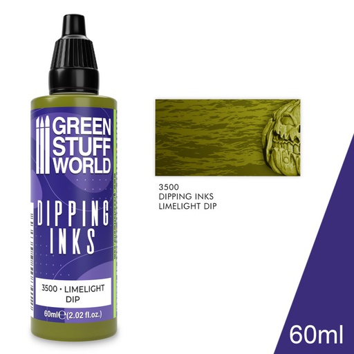 [ GSW3500 ] Green stuff world Dipping ink 60 ml - LIMELIGHT DIP