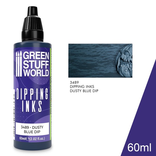[ GSW3489 ] Green stuff world Dipping ink 60 ml - DUSTY BLUE DIP