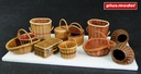 [ PLUSMODEL507 ] Plusmodel Wicker Baskets Small 1/35