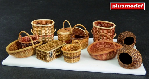[ PLUSMODEL507 ] Plusmodel Wicker Baskets Small 1/35