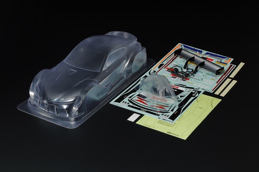 [ T51678 ] Tamiya Tom's GR Supra Body Parts Set 1/10 (transparant)