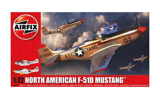 [ AIRA02047A ] Airfix North american F-51D mustang  1/72