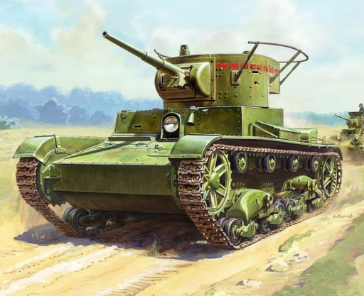 [ ZVE3538 ] Zvezda T-26 Soviet Light Tank (mod.1933) 1/35