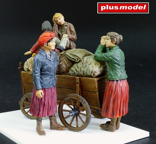 [ PLUSMODEL292 ] Refugees 1/35  (6797292)