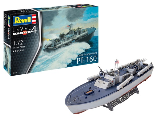 [ RE05175 ] Revell Patrol Torpedo Boat PT-160 1/72