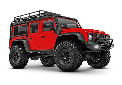 [ TRX-97054-1RED ] Traxxas TRX-4M 1/18 Scale and Trail Crawler Land Rover 4WD Electric Truck - Red - TRX97054-1RED