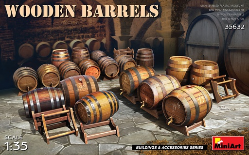 [ MINIART35632 ] Wooden barrels 1/35