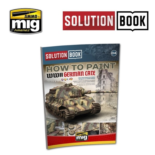 [ MIG6503-M ] MIG Solution book How To Paint WWII German Late