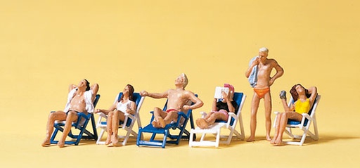 [PRE10431 ] Preiser swimmers by the lake  HO 1/87
