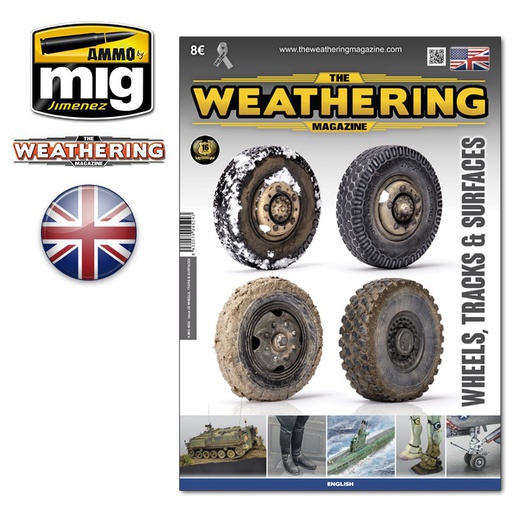 [ MIG4524-M ] Mig The Weathering Magazine Issue 25 Wheels, Tracks &amp; Surfaces