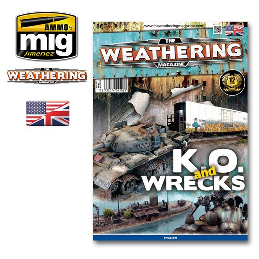 [ MIG4508-M ] Mig The Weathering Magazine K.O. &amp; Wrecks English
