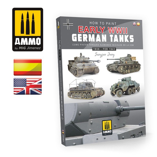 [ MIG6037-M ] Mig How To Paint Early WWII German Tanks English
