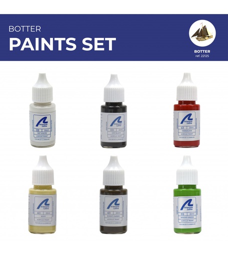 [ AL277PACK20 ] Artesania latina paint set for botter