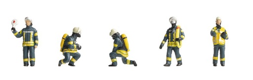 [ FAL151637 ] Faller Brandweermannen epoche VI, set I  1/87 