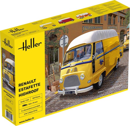 [ HE80740 ] Heller Renault Estafette highroof 1/24