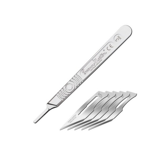 [ JRSHPKN9210 ] Modelcraft #3 Scalpel Handle & 5 #10 Blades PKN9210
