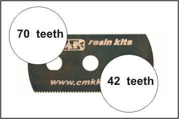 [ CMK-H1000 ] Czech Master's Kits Ultra & Extra Smooth Saw (2sides) 1pcs.
