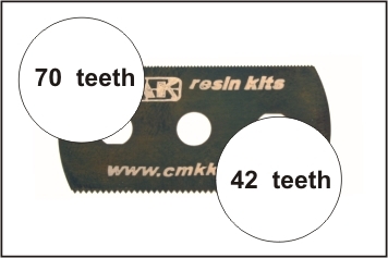 [ CMK-H1004 ] Czech Master's Kits Ultra & Extra Smooth Saw (2sides) 5pcs.