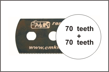 [ CMK-H1005 ] Czech Master's Kits Ultra Smooth Saw (both sides) 5pcs.