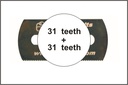 [ CMK-H1007 ] Czech Master's Kits Smooth Saw (both sides) 5pcs.