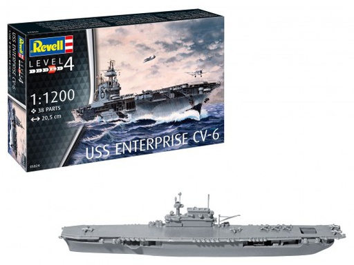 [ RE05824 ] Revell USS Enterprise CV-6    1/1200
