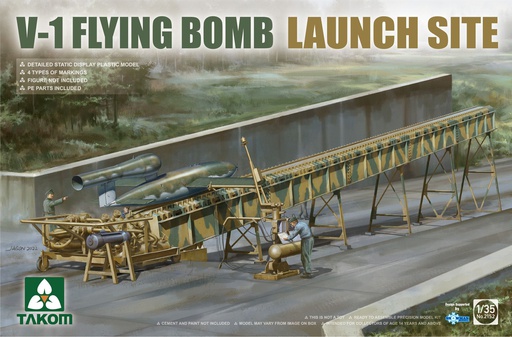 [ TAKOM2152 ] Takom V1 flying bomb launch site 1/35