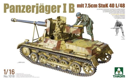 [ TAKOM1018 ] Takom panzerjäger IB mit 7.5cm stuk 40L/48  1/16