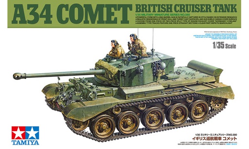 [ T35380 ] Tamiya British cruiser tank A34 Comet 1/35