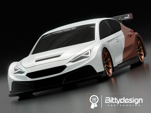 [ BDFWD190HBY ] Bittydesign Hiberya 1/10 clear body 190mm