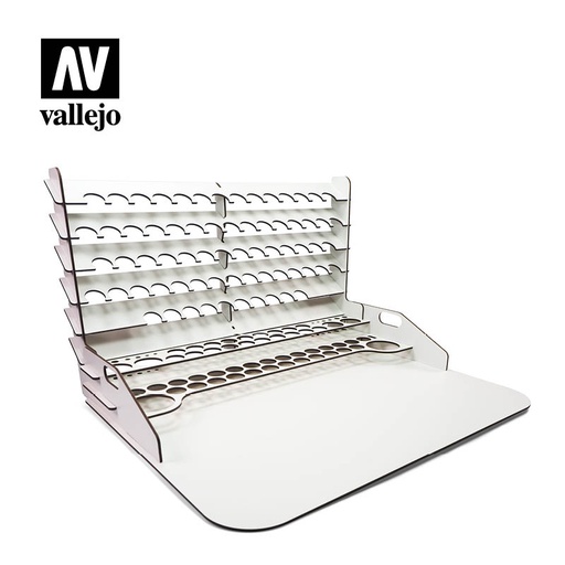 [ VAL26014 ] Vallejo Paint Display and Work Station with vertical Storage 50x37cm