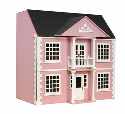 [ SADDH033PP ] Streets Ahead Dollshouse Newnham Manor Painted Muntgroen