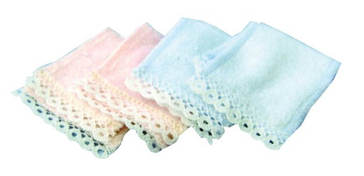 [ SADD1080 ] Streets Ahead Dollshouse 4 handdoeken roze en blauw