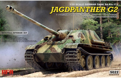[ RFM5022 ] Ryefield model Jagdpanther G2 with full interior kit 1/35